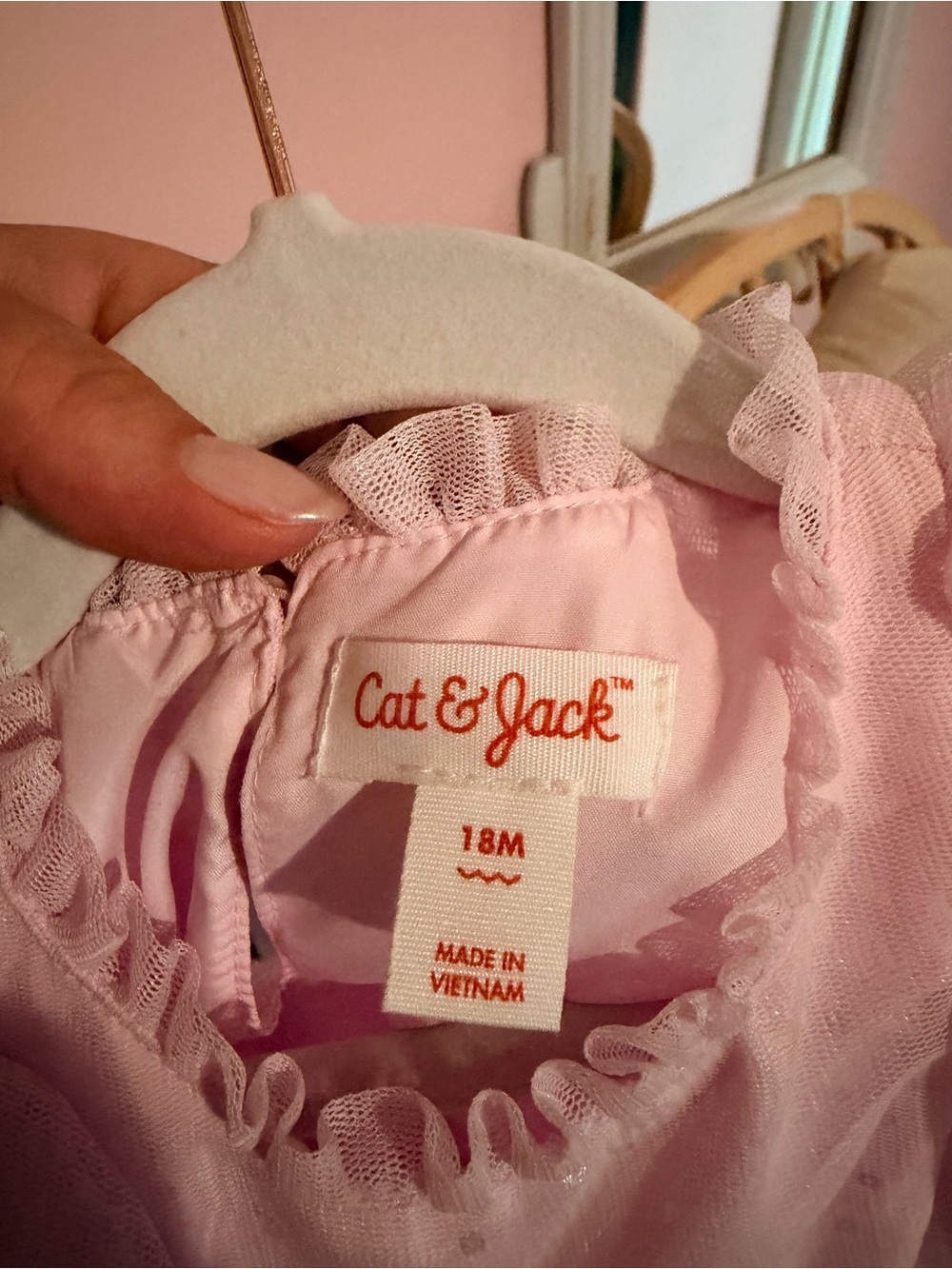 π Cat & Jack Pink Tulle Party Dress - Picture 2 of 5